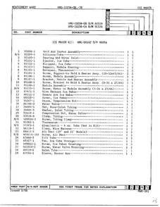 Ice Maker Page 2 Diagram and Parts List for 19294A  Admiral Refrigerator