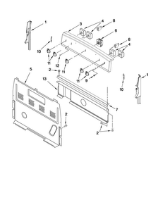 Part Location Diagram of W11219378 Whirlpool PANL-CNTRL