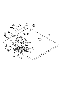 Internal Controls-lower Diagram and Parts List for WM2750B M167B Jenn-Air Wall Oven