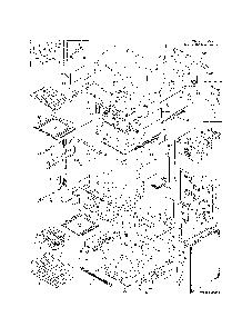 Body Diagram and Parts List for 79075422412  Kenmore Range