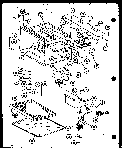 Section 12 Diagram and Parts List for RCC-1010 P85729-1S Amana Range