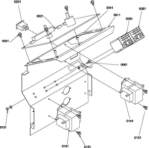 Control Panel Diagram and Parts List for PTC094A00HA P1214104R Amana Air Conditioner