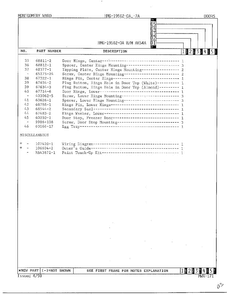 Doors Page 3 Diagram and Parts List for 19502A  Admiral Refrigerator