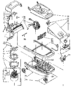 Vacuum Cleaner Parts Diagram and Parts List for 1162497580  Kenmore Filters & Accessories