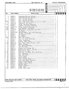 Freezer Compartment Page 2 Diagram and Parts List for 19894A  Admiral Refrigerator