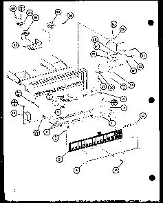 Control Diagram and Parts List for RC-10SE P76881-1M Amana Microwave