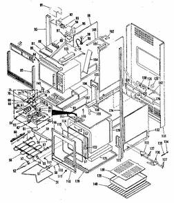 Part Location Diagram of 32054 Maytag Oven liner