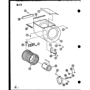 Diagram 3 Diagram and Parts List for BBC3610M-B P67346-6C Amana Air Conditioner