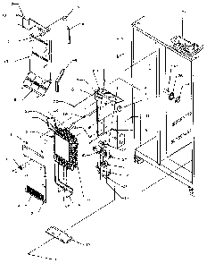 Evaporator And Air Handling Diagram and Parts List for SZDE27N-P1162202W  Amana Refrigerator