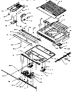 Divider Block Diagram and Parts List for TS18RB-P1158407W  Amana Refrigerator