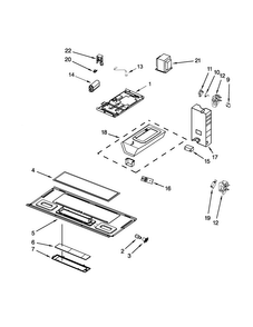 Interior And Ventilation Parts Diagram and Parts List for MMV1164WS6  Maytag Microwave