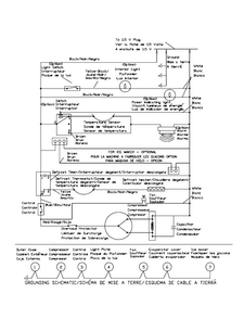 Wiring Information Diagram and Parts List for AQU1827BRW  Amana Freezer