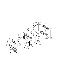 Door Diagram and Parts List for 79042559310  Kenmore Range
