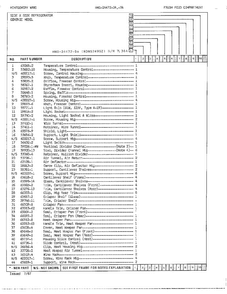 Fresh Food Compartment Page 2 Diagram and Parts List for 24472A  Admiral Refrigerator