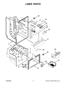 Part Location Diagram of W11618501 Whirlpool HARNS-WIRE