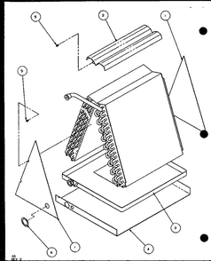 Diagram 4 Diagram and Parts List for AHK20A P1135305C Amana Air Conditioner