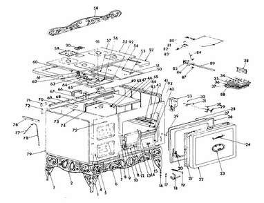 Part Location Diagram of 5125 Maytag Grate