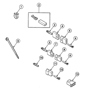 Terminals Diagram and Parts List for SSG719LF  Speed Queen Dryer