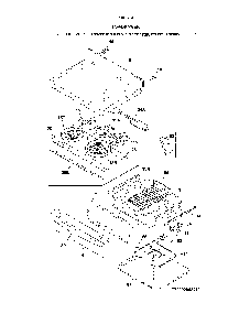 Top/Drawer Diagram and Parts List for 79094242314  Kenmore Range
