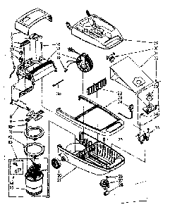 Vacuum Cleaner Parts Diagram and Parts List for 1162497181  Kenmore Canister Vacuum