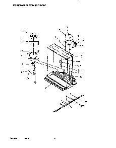 Compressor Compartment Diagram and Parts List for TR22S4E-P1196203WE  Amana Refrigerator