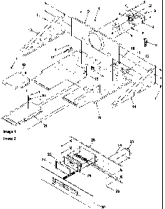 Control Compartment And Control Panel Diagram and Parts List for AOES2730E-P1132357NE  Amana Wall Oven