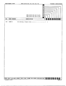 Freezer Compartment Page 3 Diagram and Parts List for 20872A  Admiral Refrigerator