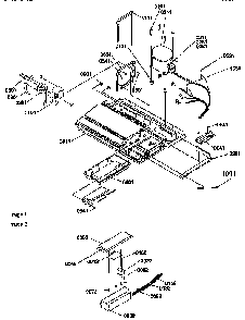 Machine Compartment Diagram and Parts List for 57082-P1190812WW  Amana Refrigerator