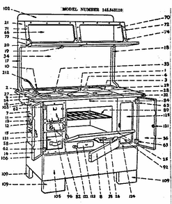 Part Location Diagram of 3641 Maytag Slide knob