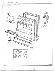 Part Location Diagram of 60603-34 Whirlpool Insert, nameplate
