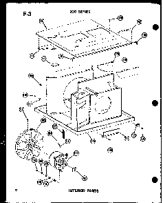 Section 8 Diagram and Parts List for 215-3EW P55417-26R Amana Air Conditioner