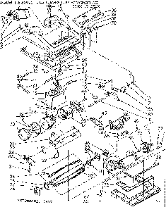 Base Assembly Diagram and Parts List for 11638992  Kenmore Upright Vacuum