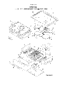 Top/Drawer Diagram and Parts List for 79042623315  Kenmore Range
