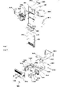 Ice Maker/control Assemblies Diagram and Parts List for SBI20S2W-P1190710WW  Amana Refrigerator