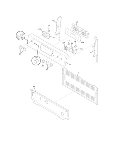 Part Location Diagram of 316471540 Frigidaire PANEL-BACKGUARD