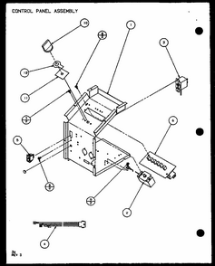 Control Panel Assembly (pth09300e/p9806808r) (pth09400e/p9806908r) (pth09300ec/p9811808r) (pth09400ec/p9872308r) Diagram and Parts List for PTH09400F P1102701R Amana Air Conditioner