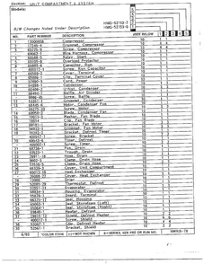 Unit Compartment And System Page 2 Diagram and Parts List for 52153-0A  Admiral Refrigerator