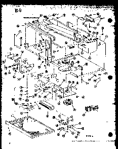 Antenna Assembly Diagram and Parts List for RRL-10A P74751-1M Amana Microwave