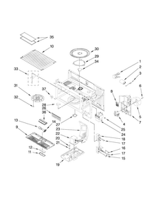 Part Location Diagram of WPW10258237 Whirlpool RACK-MEAL