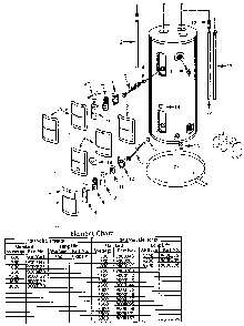 Part Location Diagram of 9000707 Maytag Water heater anode rod