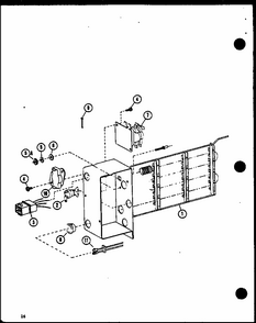 (ebch4210ma/p9999501c) (ebch4810ma/p9999502c) (ebch6010ma/p9999503c) Diagram and Parts List for D67777-1 P67777-1 Amana Air Conditioner