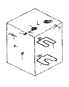 Electrical Components Diagram and Parts List for ARR625L-P1130970NL  Amana Range