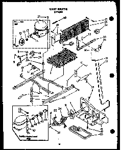 Unit Parts Diagram and Parts List for GFS207-MN02  Amana Refrigerator
