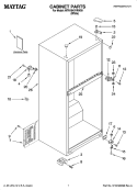 Part Location Diagram of W10182817 Whirlpool ENERGY GUIDE