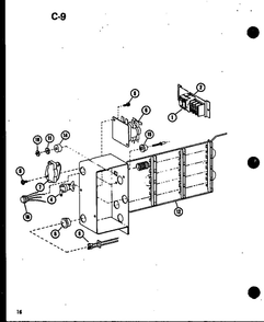 Part Location Diagram of C6172002 Whirlpool NLACIRCUIT BREAKER