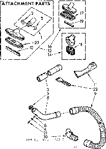 Part Location Diagram of 722381 Maytag Vacuum upholstery nozzle