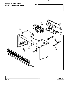 Part Location Diagram of 05200066 Whirlpool Air Duct