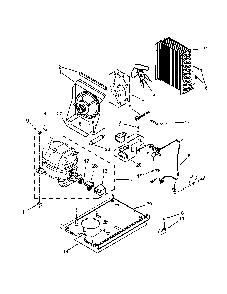 Unit parts Diagram and Parts List for 59689592101  Amana Ice Maker
