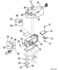 Meter Case 2 Diagram and Parts List for SDG309QF  Speed Queen Dryer