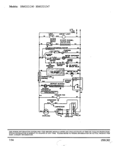 Wiring Diagram Diagram and Parts List for 321240  Admiral Refrigerator